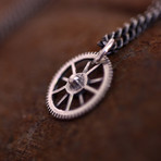 GB Gear Necklace // Brushed (18")