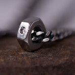 Diamond Nuts Necklace // Polished (18")