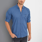 Chance Button-Up Shirt // Indigo (Small)