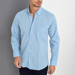 Vince Button-Up Shirt // Blue (2X-Large)