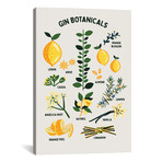 Botanical Gin Chart (12"W x 18"H x 0.75"D)