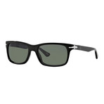 Men's 3048 Wayfarer Sunglasses // Black + Green