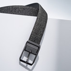 Printed Reversible Belt // Black (30)