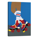 70s Roller Skate Girl // Rosi Feist (12"W x 18"H x 0.75"D)