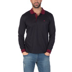 Niels Long Sleeve Polo Shirt // Navy (S)