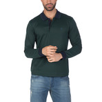 Holger Long Sleeve Polo Shirt // Green (S)