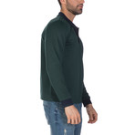Holger Long Sleeve Polo Shirt // Green (S)