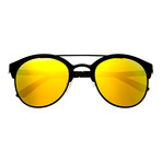 Phoenix // Titanium Polarized Sunglasses // Silver Frame + Blue Green Lens (Black Frame + Yellow Lens)