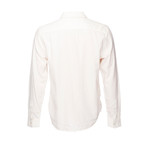 Dean Tuxedo Shirt in Brushed Cotton // Ivory (XS)