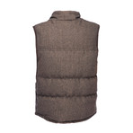 Quilted Vest // Brown (S)