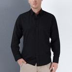 Elliot Button-Up Shirt // Black (Small)