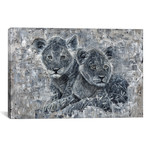 Power Of The Pride Lion Cubs (18"W x 12"H x 0.75"D)