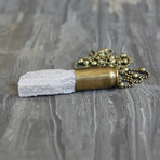 Petrified Wood Bullet Necklace
