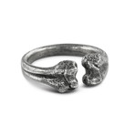Femur Bone Ring // White Bronze (Size 6)