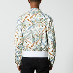 Jacket Printed // White Multicolor (Euro: 46)