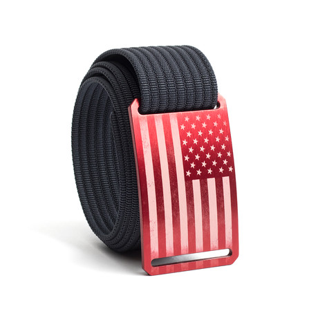 USA Red Flag Belt // Navy (28)