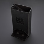 Fold Up Leather Dice Tower (Red)
