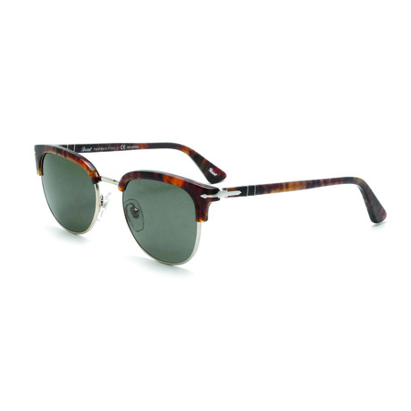 Men's Clubmaster Polarized Sunglasses // Havana + Gray