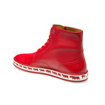Alpistar Leather High-Top Sneakers // Red (US: 10)