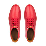 Alpistar Leather High-Top Sneakers // Red (US: 11)