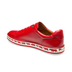 Alpistar Leather Low-Top Sneakers // Red (US: 8.5)