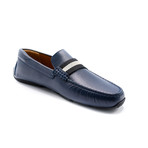 Men's Leather Driver Shoes // Navy Blue (US: 7)