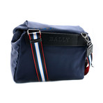 Men's Catch Messenger Bag + Stripe Detail // Ink Blue