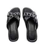 Men's Bonks Fabric Sandals // Black + White (US: 7)