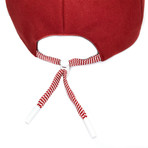 Men's Cotton Canvas Baseball Cap // Red (58/M)