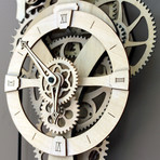 David Wooden Gear Wall Clock Kit