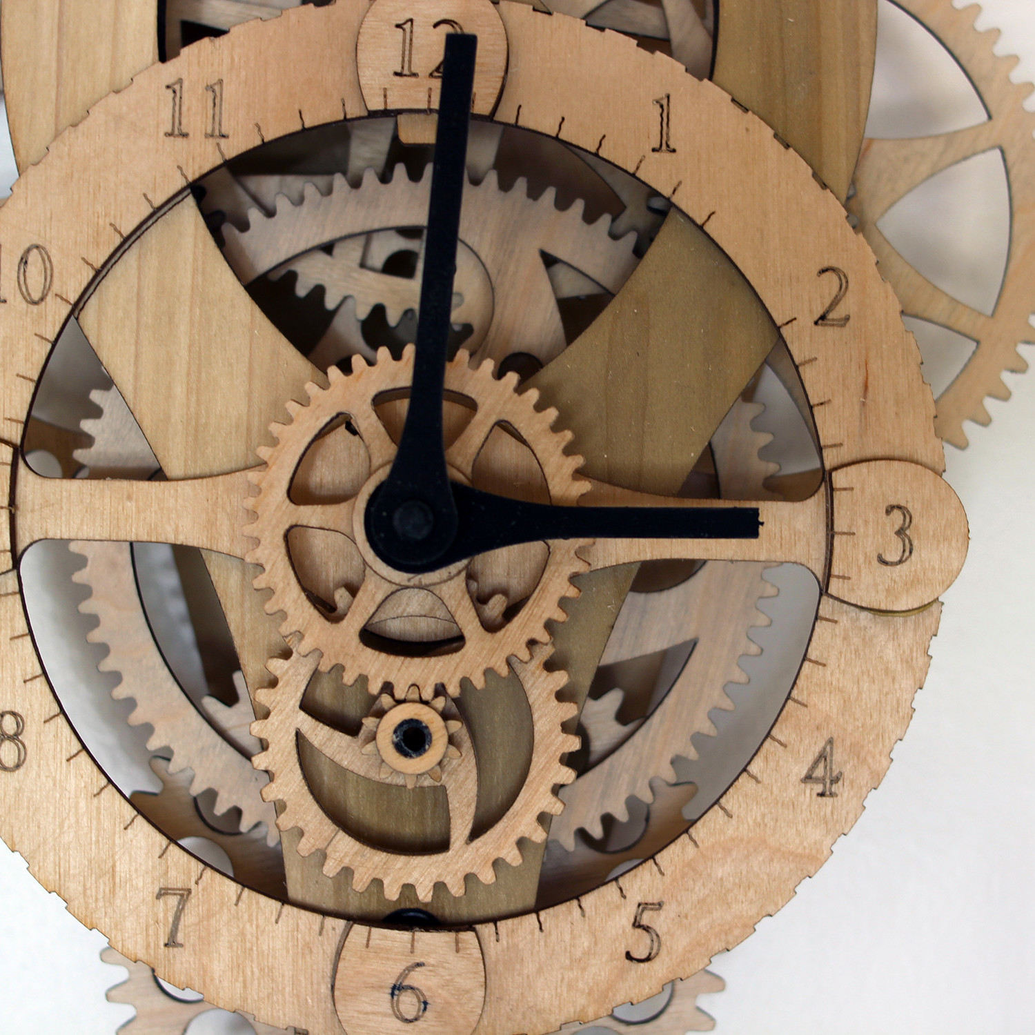 Vera Wooden Gear Wall Clock Kit - Abong - Touch of Modern
