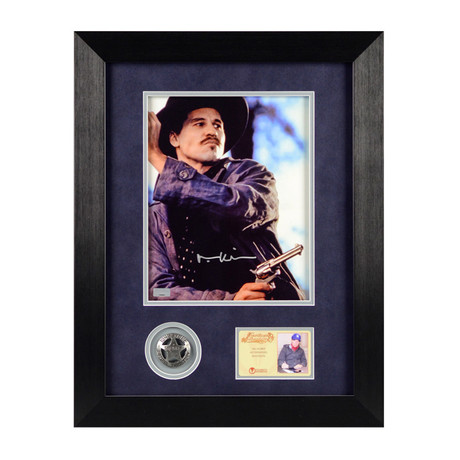 Val Kilmer // Tombstone // Framed Photo + Limited Edition Tombstone Collectors Pin