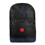 Compass Backpack // Black + Navy