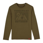 Outdoor Lines T-Shirt // Khaki (L)