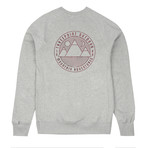 Mountain Adventures Crew Neck Sweater // Gray Heather (L)