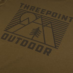 Outdoor Lines T-Shirt // Khaki (XL)