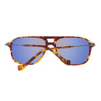 Men's Oval Sunglasses // Brown + Brown