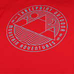 Mountain Adventures T-Shirt // Red (2XL)