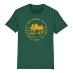 Mountain Range T-Shirt // Bottle Green (M)