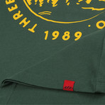 Mountain Range T-Shirt // Bottle Green (XL)