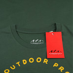 Mountain Range T-Shirt // Bottle Green (L)