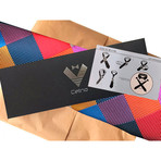 Silk Neck Tie + Gift Box // Multicolor Check