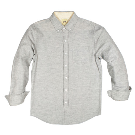 Twill Brushed Flannel // Light Gray (XS)