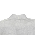Pinstripe Shirt // Light Gray (S)