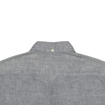Pinstripe Shirt // Charcoal (XS)