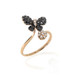 Piero Milano 18k Rose Gold Diamond Ring // Ring Size: 7.75