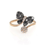 Piero Milano 18k Rose Gold Diamond Ring // Ring Size: 7.75