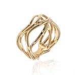 Bucherer 18k Yellow Gold Ring // Ring Size: 7