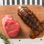 The Surf & Turf Gift Pack (Small // 4 6oz. Fillet Mignon & 4 4-5oz. Cold Water Lobster Tails)