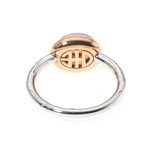 Mimi Milano 18k Two-Tone Gold Amethyst + Diamond Statement Ring // Ring Size: 6.75